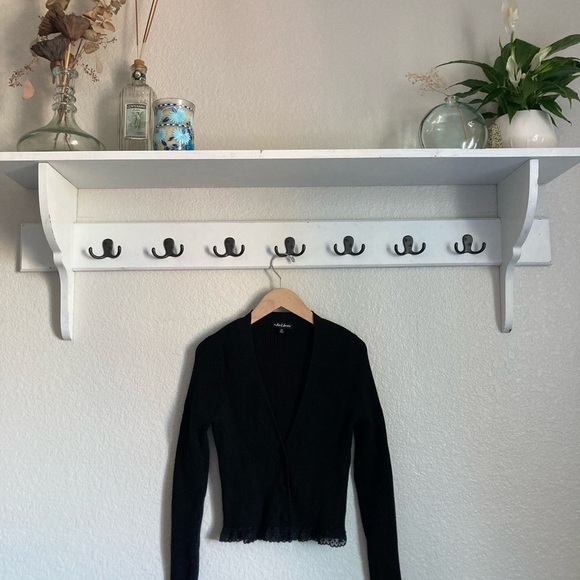 For Love and Lemons black lace cardigan size xs - Picture 2 of 4